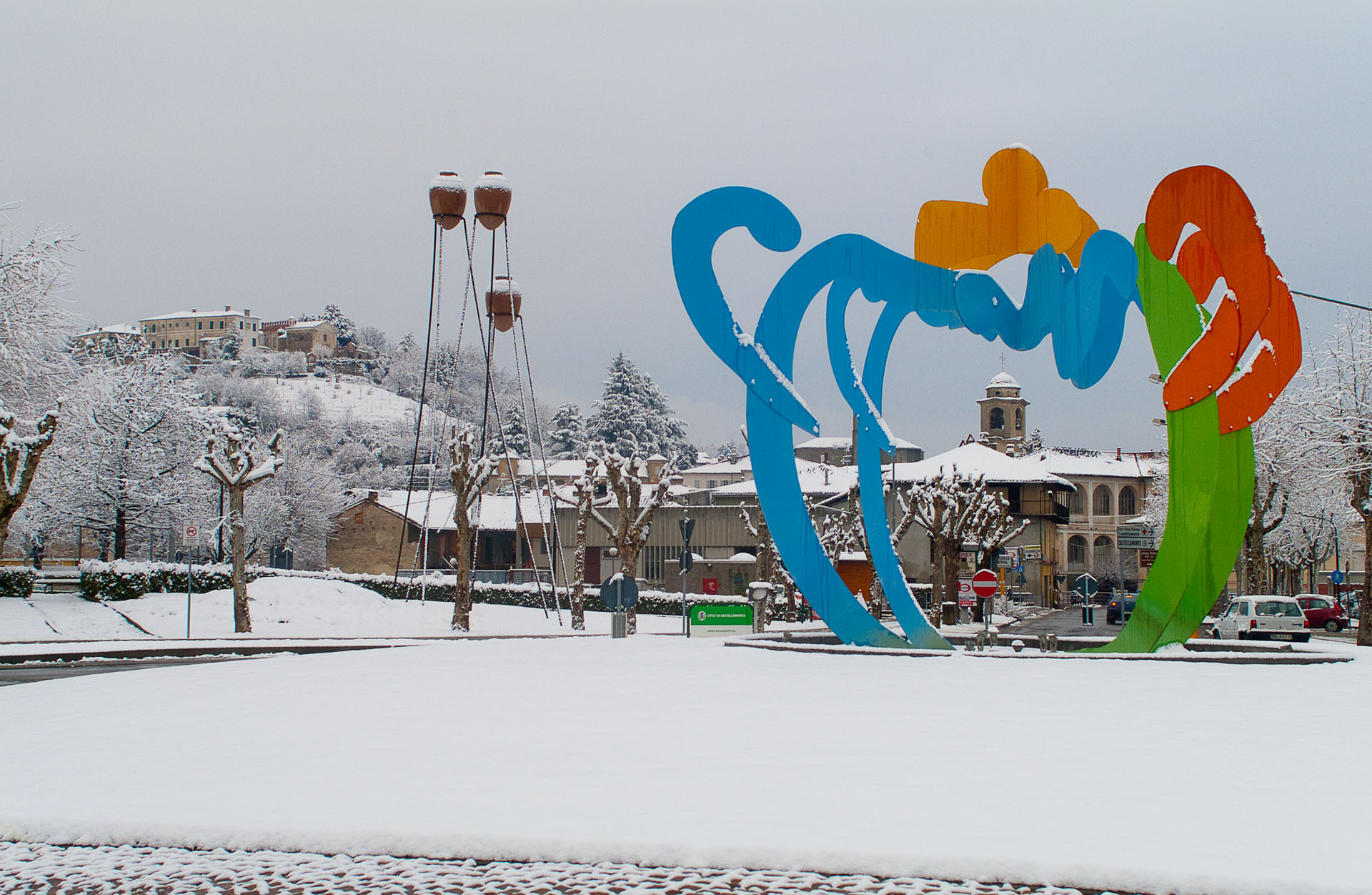 Castellamonte rotonda neve